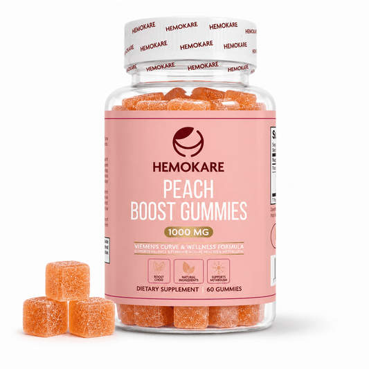 Peach Boost Gummies 1000mg